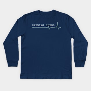 cardiac nurse heart palpitations Kids Long Sleeve T-Shirt